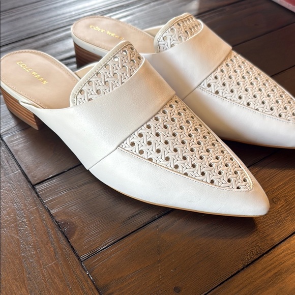 COLE HAAN Leather Mules New - Picture 5 of 9